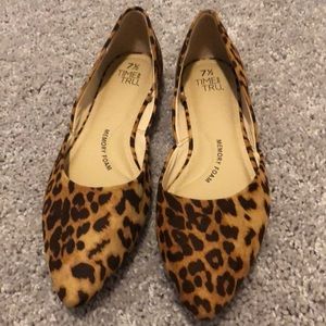 Cheetah Print Memory foam flats